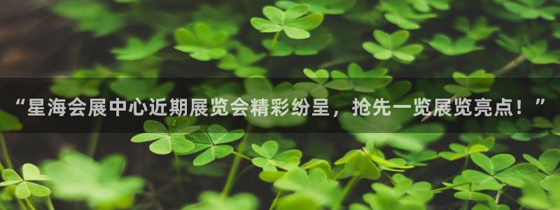 果博官网电话：“星海会展中心近期展览会精彩纷呈，抢先一览展览亮点！”