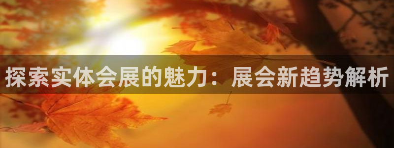 果博平台真实吗安全吗可信吗：探索实体会展的魅力：展会新趋势解析