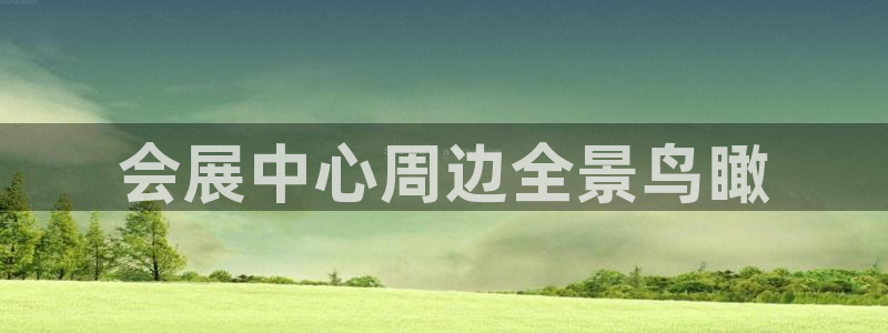 果博公司直属会员开户：会展中心周边全景鸟瞰