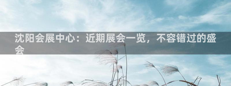 果博公司怎么注册会员：沈阳会展中心：近期展会一览，不容错过的盛
会