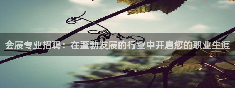 果博有假吗：会展专业招聘：在蓬勃发展的行业中开启您的职业生涯