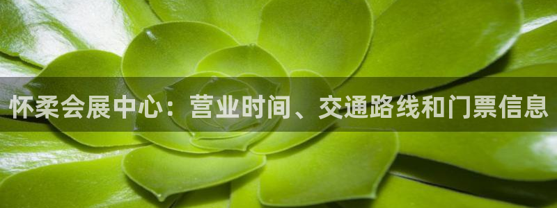 果博平台真实吗安全吗是真的吗：怀柔会展中心：营业时间、交通路线和门票信息
