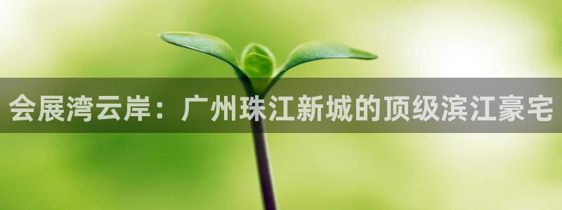 果博公司会员注册：会展湾云岸：广州珠江新城的顶级滨江豪宅